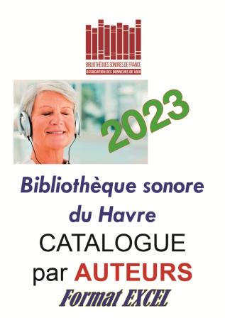 Catalogue Bs le Havre par auteurs, format Excel